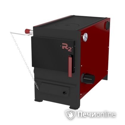 Твердотопливный котел Термокрафт R2 15 кВт конфорка термометр круглый выход в Мытищах